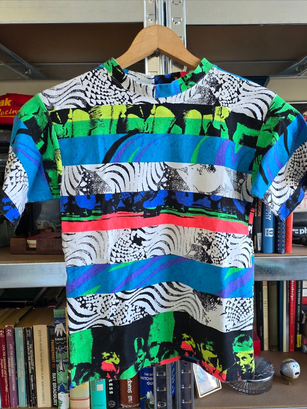 1990s | Youth Vintage AOP London Fog Tee Surf